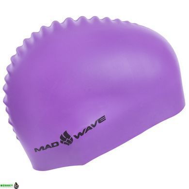 Шапочка для плавания MadWave NEON M053502 Оранжевый (силикон,)