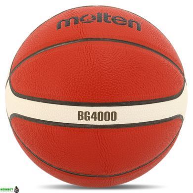Мяч баскетбольный Composite Leather №6 MOLTEN B6G4000 коричневый