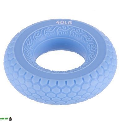 Еспандер кистьовий Кільце JELLO FI-2524 Блакитний 40LB навантаження 14-35кг