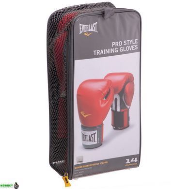 Боксерські рукавиці EVERLAST PRO STYLE TRAINING EV1200008 14 унцій червоний