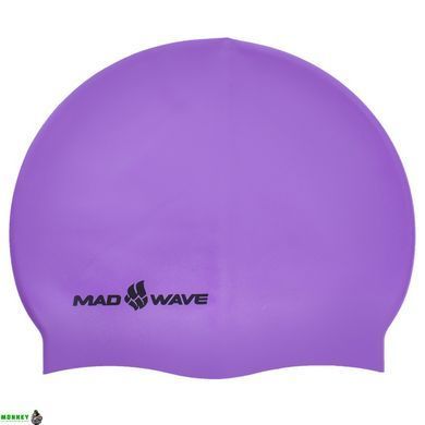 Шапочка для плавания MadWave NEON M053502 Оранжевый (силикон,)