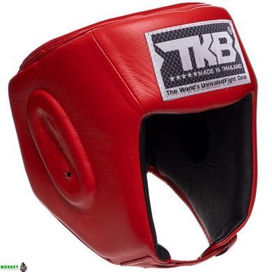 Шлем боксерский открытый кожаный TOP KING Super TKHGSC Черный XL