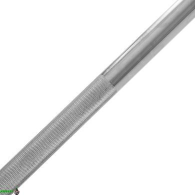 Штанга фиксированная прямая обрезиненная Zelart Rubber Coated Barbell TA-2685-25 длина-95см 25кг