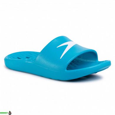 Шльопанці Speedo SLIDES ONE PIECE JU блакитний, білий Діт 28