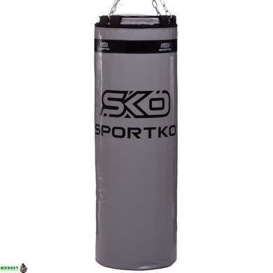 Мішок боксерський Циліндр із кільцем Класик SPORTKO MP-4 Червоний висота 85см