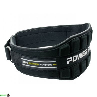 Неопреновий пояс для важкої атлетики Power System Neo Power PS-3230 Black/Yellow L