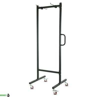 Подставка (стойка) для ковриков передвижная LiveUp LP8814 размер 74х74х207см черный