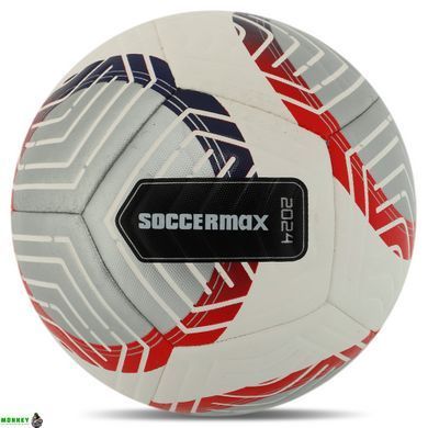 М'яч футбольний SOCCERMAX FIFA FB-8466 Червоний №5 PU