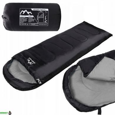 Спальний мішок (спальник) ковдра SportVida SV-CC0062 +2 ...+21&deg;C R Black/Grey