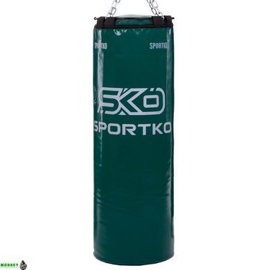 Мішок боксерський Циліндр із кільцем Класик SPORTKO MP-4 Червоний висота 85см
