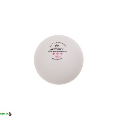 Набор мячей для настольного тенниса DUNLOP 40+ FORT TOURNAMEN DL679321 6шт белый