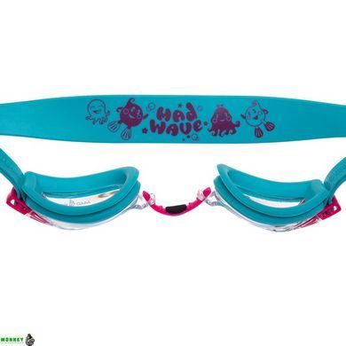 Очки для плавания детские MadWave BUBBLE KIDS M041103 Красный