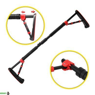 Турнік розсувний Cornix Elite 130-170 см XR-0292 Black/Red