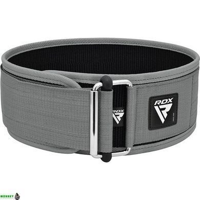 Пояс для тяжелой атлетики RDX RX1 Weight Lifting Belt Grey S