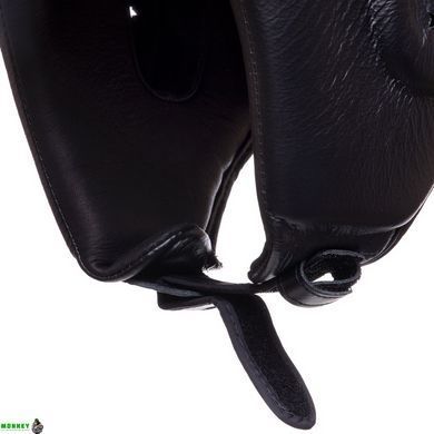 Шлем боксерский открытый кожаный TOP KING Super TKHGSC Черный XL