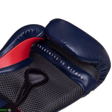 Боксерські рукавиці EVERLAST PRO STYLE ELITE P00001204 16 унцій темно-синій-червоний