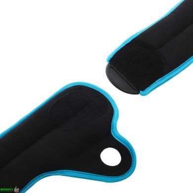 Утяжелители-манжеты для рук Zelart FI-4245-2 Черный-фиолетовый 2x1кг