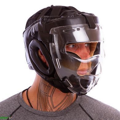 Шлем для единоборств ELS MA-0719 Черный S