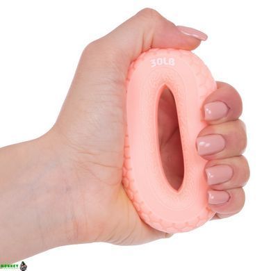 Еспандер кистьовий Кільце JELLO FI-2524 Блакитний 40LB навантаження 14-35кг
