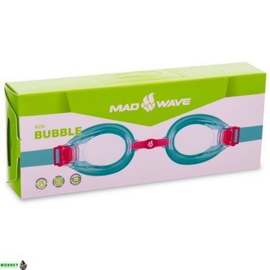 Очки для плавания детские MadWave BUBBLE KIDS M041103 Красный