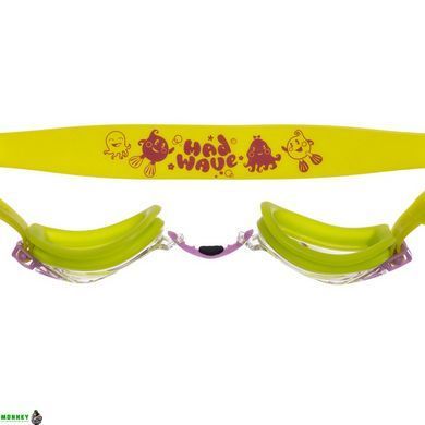 Очки для плавания детские MadWave BUBBLE KIDS M041103 Красный