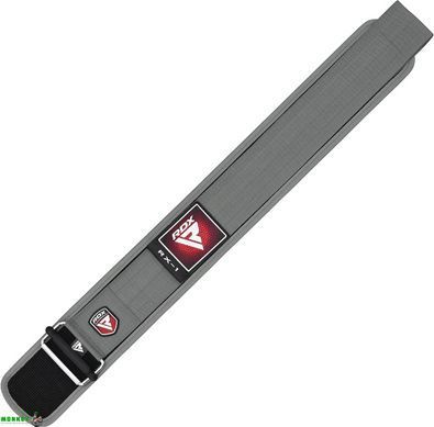 Пояс для тяжелой атлетики RDX RX1 Weight Lifting Belt Grey S