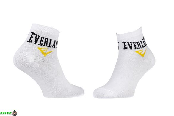 Носки EVERLAST QUARTER SOCKS 3 PAIR белый Уни 35-40