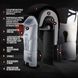 Боксерские перчатки PowerPlay 3086 Matt Challenger Черно-Белые 10 унций
