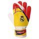 Перчатки вратарские REAL MADRID BALLONSTAR FB-0187-9 8 размер красный-желтый