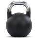 Гиря стальная окрашенная с хромированной ручкой LiveUp LP8042-10 10кг черный