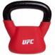 Гиря стальная с виниловым покрытием UFC UHA-69692 вес 4кг красный