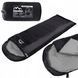 Спальний мішок (спальник) ковдра SportVida SV-CC0062 +2 ...+21&deg;C R Black/Grey