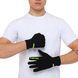 Перчатки спортивные тренировочные KELME 9886405.9010 (полиэстер, размер M-L, черный-салатовый)