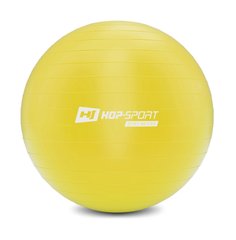 Фітбол Hop-Sport 45см жовтий + насос 2020