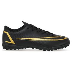 Сороконожки обувь футбольная LIJIN 2209-S2 размер 35-39 (верх-PU, подошва-резина, черный)