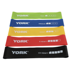 Набор резинок для фитнеса York Fitness (5 шт)