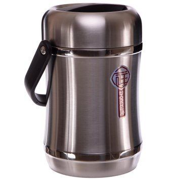 Термос стальной для еды 2000 ml SP-Sport L-3454 (сталь, серебряный)