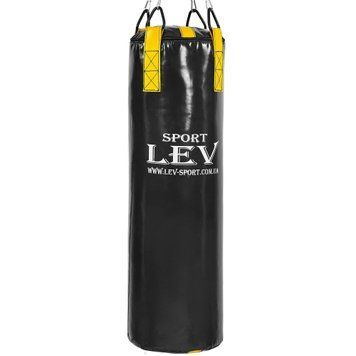 Мішок боксерський Циліндр Тент LEV LV-2801 Чорний висота 100см