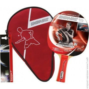 Набор для настольного тенниса Donic Waldner 600 Gift set (ракетка+чехол+3 мяча)