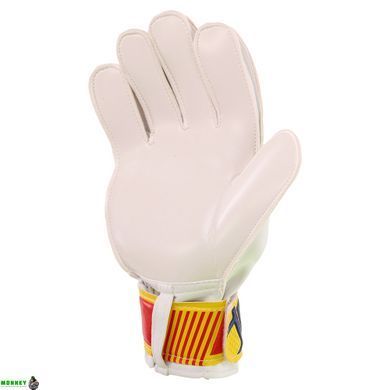 Перчатки вратарские REAL MADRID BALLONSTAR FB-0187-9 9 размер красный-желтый