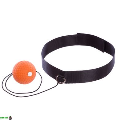 Пневмотренажер для боксу fight ball SP-Sport QJ-3917 чорний-помаранчевий