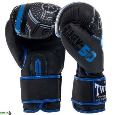Рукавички боксерські TWN TW50 Синій 10 унцій MATE