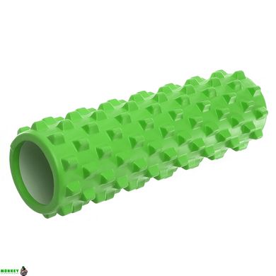 Роллер для йоги и пилатеса (мфр ролл) SP-Sport Grid Bubble Roller FI-6672 45см цвета в ассортименте