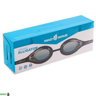 Окуляри для плавання MadWave ALLIGATOR M042713 Чорний