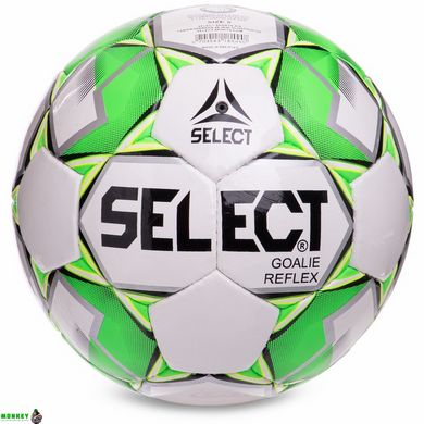 М'яч футбольний ST GOALIE REFLEX TRAINER FB-4802 №5 PU білий-зелений
