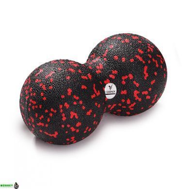 Масажний м'яч подвійний Cornix EPP DuoBall 8 x 16 см XR-0124