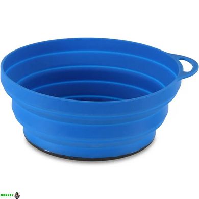 Lifeventure тарілка Silicone Ellipse Bowl blue