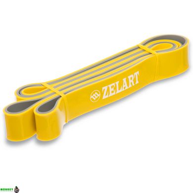 Резинка петля для подтягиваний двухслойная Zelart FI-0911-6 DUAL POWER BAND цвета в ассортименте