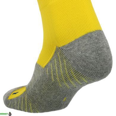 Гетри футбольні чоловічі KELME LIGA K15Z908-9714 Жовтий-синій M-39-41 (нейлон, бавовна)