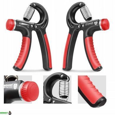 Еспандер кистьовий-пружинний ножиці Power System PS-4021 Power Hand Grip Black